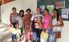 Comunidade participando das atividades