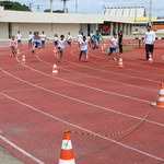 Festival de Atletismo promove atividades e interação entre alunos e crianças