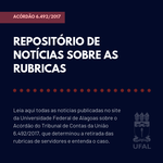 Repositório de notícias sobre o Acórdão 6.492/2017
