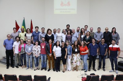 Gestores de comunicação que participaram do Encontro em Maceió. Foto: Blenda Machado