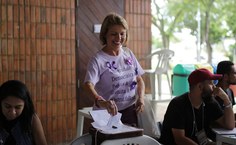 Candidata Valéria Correia, chapa 2