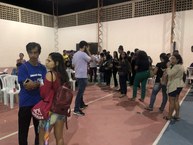 No Campus A.C. Simões, estudantes votaram em quadra coberta do Iefe.