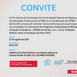 Encontro do Pibid tem como foco a reflexão sobre a formação do docente