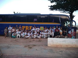 Projeto da Ufal realiza atividade de educação para o trânsito em Riacho Doce