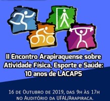 Atividade Física, Esporte e Saúde é tema de encontro no Campus Arapiraca