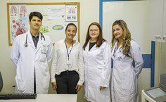 Da esquerda para a direira: Tadeu Lopes, Mila dos Santos, Rita de Cassia e Gersina Aguiar