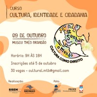 Museu da Ufal oferece curso Cultura, Identidade e Cidadania