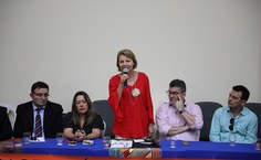 Reitora destacou a necessidade de defender o Estado Democrático de Direito neste momento político do Brasil