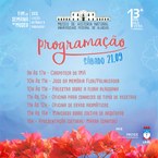 Programação dia 21 de setembro