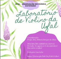 Projeto de extensão está com inscrições abertas para aulas de violino