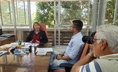 Reitora Valéria Correia recebe a imprensa para falar sobre o desempenho positivo da Ufal