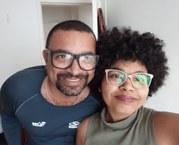 Cyrneildo Barbosa (pai) e Júlia Goes relatam a experiência de fazer parte dos 59 anos da Ufal