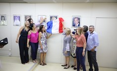 Cerimônia de aposição de foto na galeria de honra. Foto: Renner Boldrino