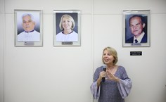 Reitora Valéria Correira  agradeceu às pessoas que compuseram a gestão e aos demais colaboradores. Foto: Renner Boldrino