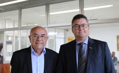 Anivaldo Miranda, presidente da Comitê da Bacia Hidrográfica do Rio São Francisco e diretor-presidente da Fundação de Amparo à Pesquisa do Estado de Alagoas (Fapeal), Fábio Guedes