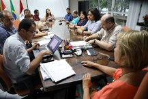 Reunião das equipes de transição. Foto: Thiago Prado