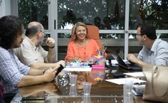 Reunião das equipes de transição. Foto: Thiago Prado