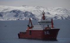 Navio Polar Almirante Maximiano. Foto: Arquivo pessoal