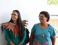 Representante dos povos indígenas de Alagoas e responsável pelas questões étnico-raciais participaram do evento. Foto: Renner Boldrino