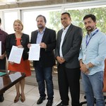 Reitora se reúne com direção da Equatorial para início das obras da Miniusina Solar