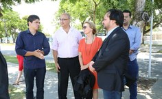 Visita às futuras instalações da Miniusina Solar da Ufal.