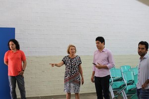 Reitora visita obras na Ufal durante recesso acadêmico