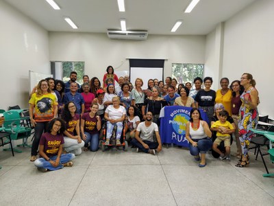 Representantes durante reunião do Conselho Popular da Ufal