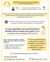 Pesquisa busca mulheres que foram infectadas pela covid-19 na gravidez