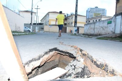 Bairro Pinheiro, em Maceió (Foto do portaldefesacivil.com.,br)