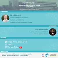 Sequelas em pacientes que tiveram covid-19 é tema de debate no HU
