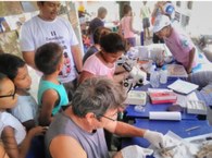 Este ano não haverá a visitação às embarcações por conta da pandemia. Na edição passada, as comunidade ribeirinhas entravam para conhecer os laboratórios