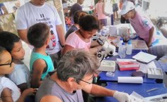 Este ano não haverá a visitação às embarcações por conta da pandemia. Na edição passada, as comunidade ribeirinhas entravam para conhecer os laboratórios