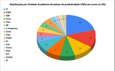 Total de bolsas por Unidade