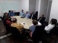 Reunião do secretário de Saúde de Maceió, José Thomaz Nonô, com gestores da Ufal e do HU