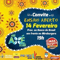 Grupo Abi Axé se prepara para o carnaval em Delmiro Gouiveia