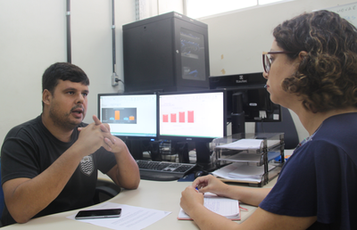 Pablo Valladas, chefe do Setor de Suprimentos do HU