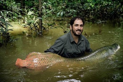 João Campos Silva, pesquisador da Ufal, durante trabalho na Amazônia