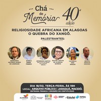 Pesquisadores da Ufal participam da 40ª edição do Chá de Memória