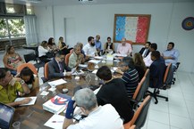 Gestão se reúne com entidades sindicais