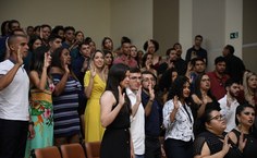 Fornandos fazem no momento do juramento (Foto Thiago Prado)