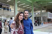 Ilma Vieira e o filho Daniel Milano