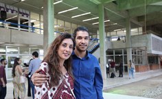 Ilma Vieira e o filho Daniel Milano