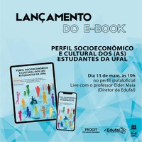 Ufal lança o primeiro e-book com pesquisa sobre estudantes