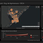 Engenharia de Agrimensura realiza projeto de mapas interativos contra a covid-19