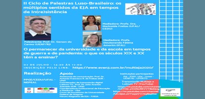 Encontro internacional aborda múltiplos sentidos da Educação de Jovens e Adultos