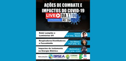 Live sobre combate ao coronavírus une professores da Ufal e do Ifal