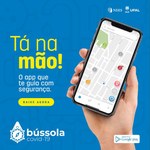 App Bússola Covid-19 gera mapa de riscos e locais seguros para frequentar