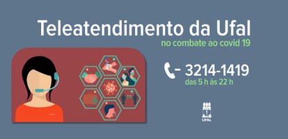 Estudantes fazem teleatendimento para orientar sobre a covid-19