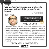 Produção de etanol e termodinâmica será tema de aula nesta terça (14)