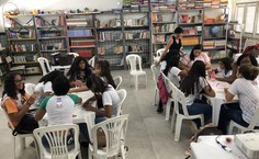 Atividades do projeto em escola pública